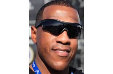 Image of A7 Defense Atlas Eye Protection System Safety Glasses, Polarized Lens, Black Frame, A7ATLASPOL