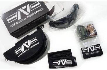 Image of A7 Defense Raptor Ballistic Goggles, Clear Lens, Black Frame, A7RAPTGC