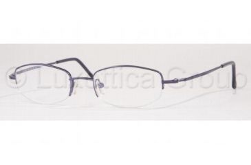 Image of Adrianne Vittadini AV6024 Eyeglasses Styles 45 mm Lense Diameter / Blue Indigo Frame w/Non-Rx Lenses