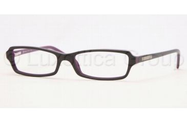 Image of Adrienne Vittadini AV 7039 Eyeglasses Styles Black Raspberry Frame w/Non-Rx 52 mm Diameter Lenses