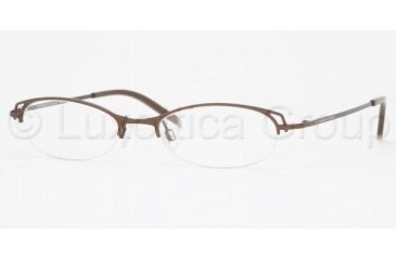 Image of Adrienne Vittadini AV6051 Eyeglass Frames, Adrianne Vittadini AV6051 Eyeglasses Styles 49 mm Lense Diameter / Satin Bronze Frame w/Non-Rx Lenses