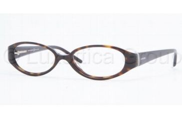 Image of AK Anne Klein AK8046 Eyeglasses with Non-Rx Lenses 122-4815 - Havana 