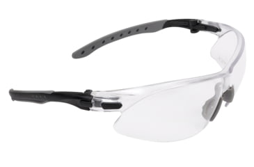Image of Allen ULTRX Keen Safety Glasses, Black Frame, Clear Lens, 4142