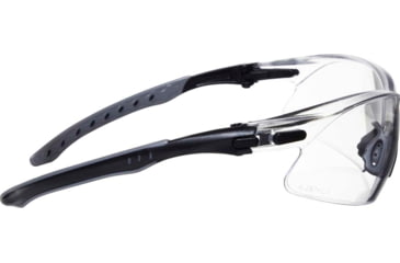 Image of Allen Keen Shooting Safety Glasses, Black/Gray Frame, Clear Lenses, One Size, 2378