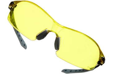 Image of Allen Keen Shooting Safety Glasses, Black/Gray Frame, Yellow Lenses, One Size, 2377