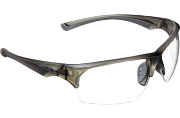 Image of Allen Outlook Shooting Safety Glasses, Smoke Frame, Clear Lenses, One Size, 2383
