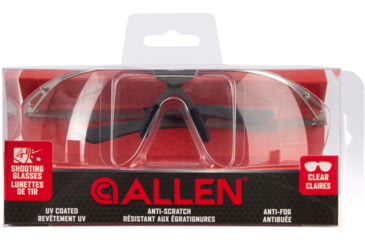 Image of Allen Trigger Shooting Safety Glasses, Metal Frame, Clear Lenses, One Size, 2368