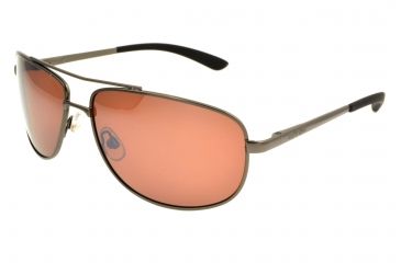 Image of Angler Eyes AE 21 Sunglasses, Matte Dark Gun Frame, Brown Polarized Lens, 10222130.FGX