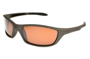 Image of Angler Eyes AE 7 Sunglasses, Dark Rubberized Graphite Frame, Brown Polarized Lens, 10206822.FGX