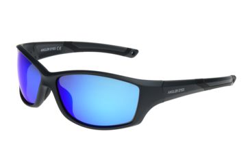 Image of Angler Eyes AEPFL 1801 Sunglasses, Gray Frame, Smoke with Blue Mirror Polarized Lenses, 10242573.FGX