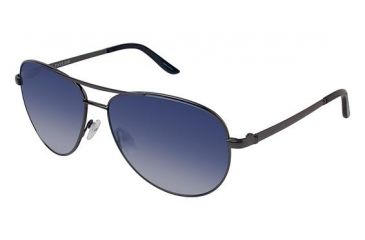 Image of Ann Taylor AT1213S Sunglasses - Frame GUNMETAL, Lens Color Navy Gradient TYAT1213S03