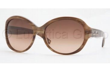 Image of Anne Klein AK 3152 Sunglasses Styles Amber Marble Frame / Brown Gradeint Lenses, 274 60 6017
