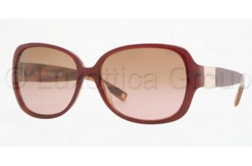 Image of Anne Klein AK3168 AK3168 Bifocal Prescription Sunglasses AK3168-276-76-5916 - Lens Diameter: 59 mm, Frame Color: Burgundy Amber Horn