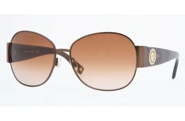 Image of Anne Klein AK4131 SV Prescription Sunglasses - Satin Brown Frame / 58 mm Prescription Lenses, 371-74-5815