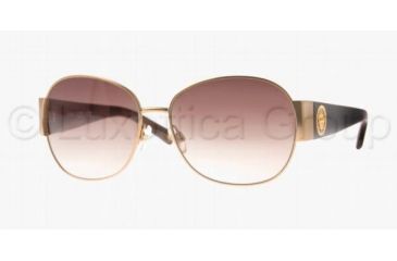 Image of Anne Klein AK4131 SV Prescription Sunglasses - Satin Gold Frame / 58 mm Prescription Lenses, 372-64-5815