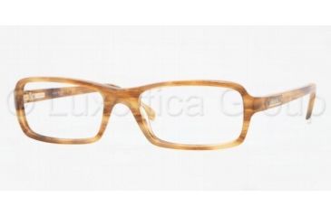 Image of Anne Klein AK8088 Bifocal Eyeglasses Amber Horn Frame / 52 mm Prescription Lenses, 221 5217