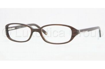Image of Anne Klein AK8095 SV Prescription Eyeglasses, Brown Stripe Frame / 50 mm Prescription Lenses, 238-5017
