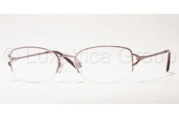 Image of Anne Klein AK 9062 Eyeglasses Styles - Light Brown Frame w/Non-Rx 51 mm Diameter Lenses, 434-5118