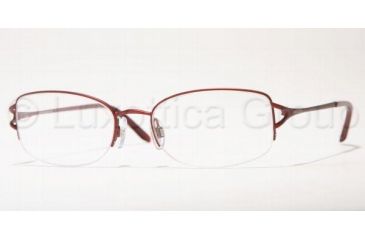 Image of Anne Klein AK 9062 Eyeglasses Styles Red Frame w/Non Rx 51 mm Diameter Lenses, 436 5118