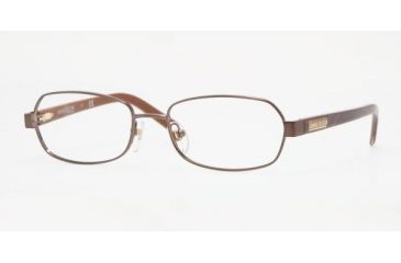 Image of Anne Klein AK9107 SV Prescription Eyeglasses Shiny Dark Brown Frame / 50 mm Prescription Lenses, 531 5016