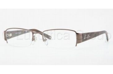 Image of Anne Klein AK 9124 AK9124 Eyeglass Frames 576-5018 - Shiny Lt. Brown