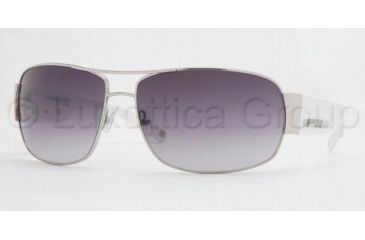 Image of Anne Klein AK3134 Sunglasses 319/33-6414 - Silver White Gray Gradient
