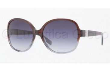 Image of Anne Klein AK 3170 AK3170 Single Vision Prescription Sunglasses AK3170-317-77-5615 - Lens Diameter: 56 mm, Frame Color: Amber Grey Faded