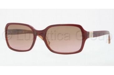 Image of Anne Klein AK3177 Sunglasses 276/76-5819 - Burgundy / Horn Frame, Brown Rose Gradient Lenses