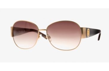 Image of Anne Klein AK4131 #372/64 - Satin Gold Frame, Khaki Gradient Lenses