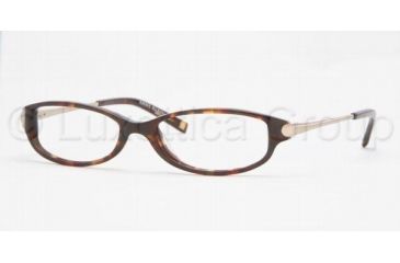 Image of Anne Klein AK8081 Eyeglasses Styles - Tortoise Frame w/Non-Rx 48 mm Diameter Lenses, 118-4815