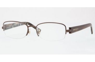 Image of Anne Klein AK9109 SV Prescription Eyeglasses Shiny Dark Brown Frame / 50 mm Prescription Lenses, 531 5017