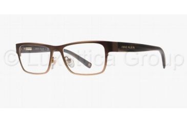 Image of Anne Klein AK9126 Eyeglass Frames 578-5215 - Brown Tan Frame, Demo Lens Lenses