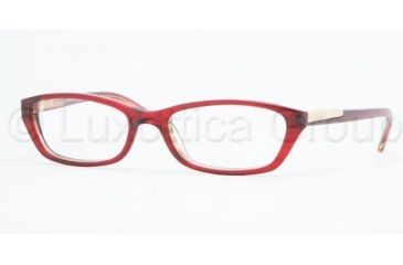 Image of Anne Klein Eyeglasses AK8076 with No-Line Progressive Rx Prescription Lenses 190-5216 - Red/Taupe 