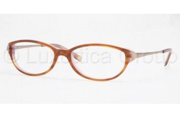 Image of Anne Klein Eyeglasses AK8080 with Lined Bifocal Rx Prescription Lenses 157-5115 - Amber/Pink 