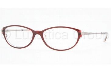Image of Anne Klein AK8080 Bifocal Eyeglasses - Burgundy/Crystal Demo Lens Frame / 51 mm Prescription Lenses, 204-5115