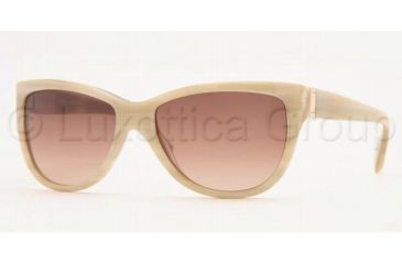 Image of Anne Klein Sunglasses AK3144, Ivory Horn Frame / Brown Gradient Lenses