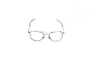 Image of Ao Flight Gear Pilot Series Sunglasses Frame No Lens Silver Bayonet 55mm Lens S Bnt 55