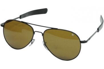 Image of AO General Sunglasses, Black, Amber Poly Lens, Bayonet, 52mm, Polarized B-PHCAP-BNT-52