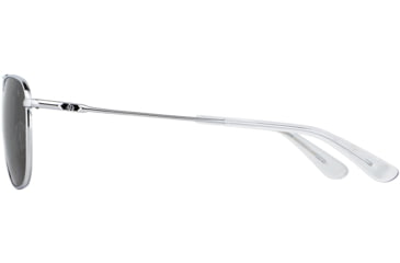 Image of AO Original Pilot Sunglasses, Silver Frame, 55 mm Gray SkyMaster Glass Lenses, Standard Temple, Polarized, 738921549963