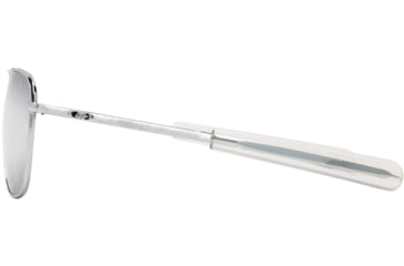 Image of AO Original Pilot Sunglasses, Silver Frame, 57 mm SunFlash Silver Mirror SkyMaster Glass Lenses, Bayonet Temple,738921564706