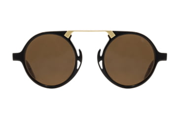 Image of AO Oxford Sunglasses, Black Tortoise Gold Frame, Cosmetan Brown AOLite Nylon Lenses, Polarized, 44-24-145 B45, OXF344ST--BNN-P