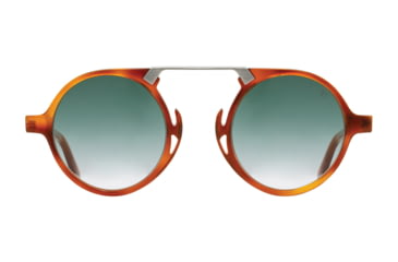 Image of AO Oxford Sunglasses, Havana Gunmetal Frame, SunVogue Green Gradient AOLite Nylon Lenses, 44-24-145 B45, OXF244ST--EGN