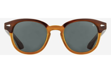 Image of AO Times Sunglasses, Chestnut Sand Frame, True Color Gray AOLite Nylon Lenses, Polarized, 47-21-145, TIM147ST--GYN-P