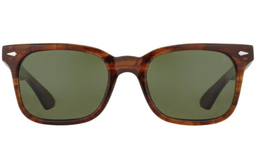Image of AO Tournament Sunglasses, Woodgrain, Calobar Green AOLite Nylon Lenses, 52-20-145 B40, TOU252ST--GNN