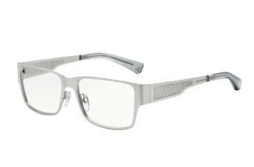 Image of Armani EA1022 Bifocal Prescription Eyeglasses 3045-53 - Matte Silver Frame
