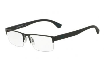 Image of Armani EA1050 Eyeglass Frames 3001-53 - Matte Black Frame