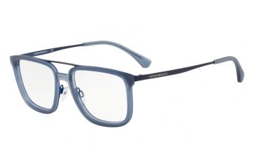 Image of Armani EA1073 Eyeglass Frames 3128-52 - Matte Dark Blue Frame