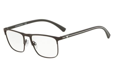 Image of Armani EA1079 Prescription Eyeglasses, 55mm, Mud Rubber, EA1079-3242-55-SV