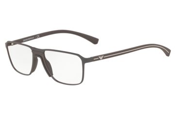 Image of Armani EA1089F Eyeglass Frames 3242-56 - Matte Brown