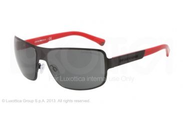 Image of Armani EA2005 Bifocal Prescription Sunglasses EA2005-300187-61 - Lens Diameter 61 mm, Frame Color Matte Black